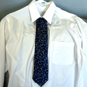 Men’s silk flower pattern, tie by Pronto Uomo